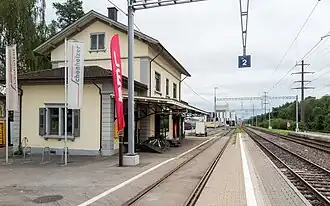 Ehem. Bahnhofsgebäude Märstetten (2017)