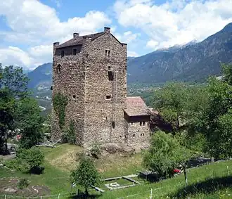 Burg Ehrenfels in Sils