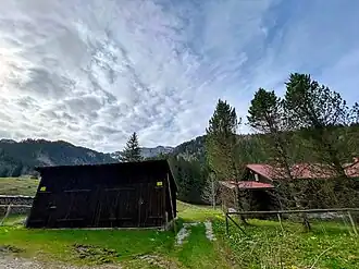 Almhütte der Eibelsfleckalm