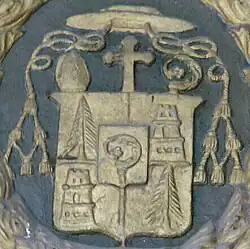 Wappendarstellung am Grabdenkmal