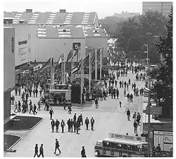 Das hannoversche Messegelände während der EMO 1981