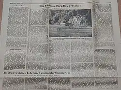 Artikel von Theo Riegler (Passauer Neue Presse, 1960)