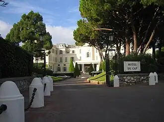 Einfahrt Hotel du Cap-Eden-Roc