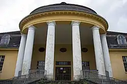 Eingang Heeressportschule Wünsdorf (2017)