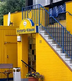 Eingang der Victoria-Klause.