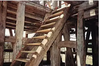 Eingeschobene Treppe