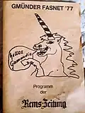 Programmheft Gmünder Fasnet 1977