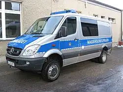 Einsatzwagen der Wasserschutzpolizei Berlin
