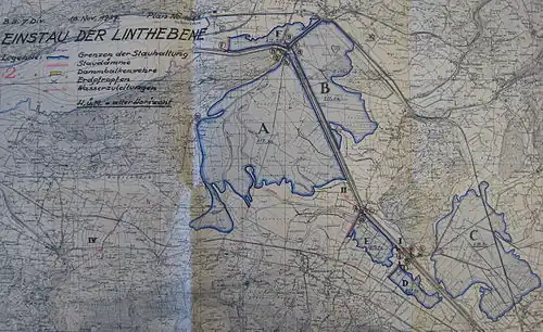 Einstau der Linthebene