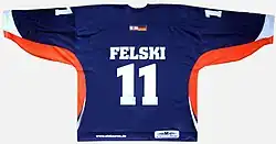 Heimtrikot von hinten