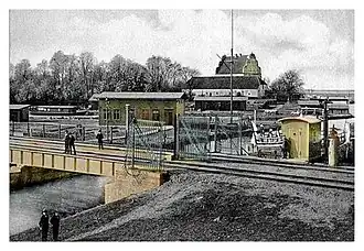 Eisenbahndrehbrücke Lötzen