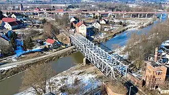 Eisenbahnviadukt über die Glatzer Neiße