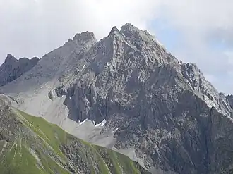 Eisenspitze von der Ansbacher Hütte