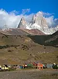 El Chaltén mit Fitz Roy im Hintergrund