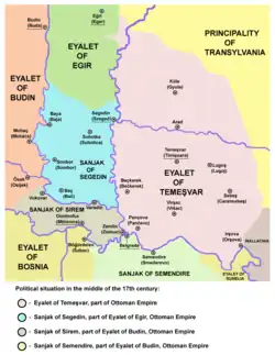 Das Banat Mitte des 17. Jahrhunderts