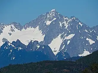 Westansicht des Eldorado Peak