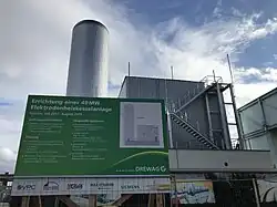 Elektrodenheizkessel am Heizkraftwerk Nossener Brücke in Dresden