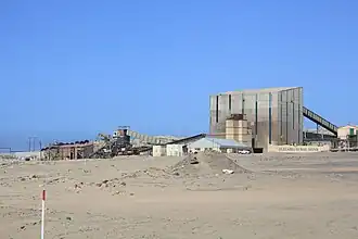 Die moderne Diamantenwaschanlage außer Betrieb (2018)