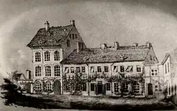 Darstellung des historischen Elisabethkrankenhauses