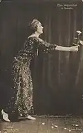 1910. Bühnenporträt-Postkarte. Elsa Wiesenthal in der Pantomime Sumurûn