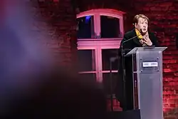 Else Baker beim 75. Jahrestag der Befreiung von Auschwitz, 20. Januar 2020