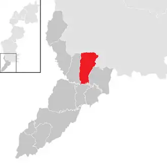 Lage der Gemeinde Eltendorf im Bezirk Jennersdorf (anklickbare Karte)