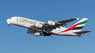 Airbus A380-800 der Emirates