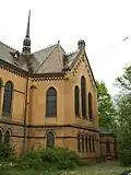 Nördlicher Seitenflügel der Emmauskirche Leipzig-Sellerhausen