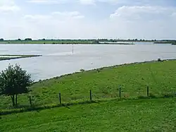 Die Emschermündung in den Rhein