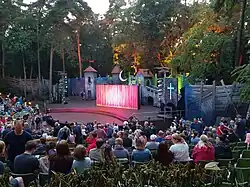 Pause einer Aufführung auf der Emsländischen Freilichtbühne