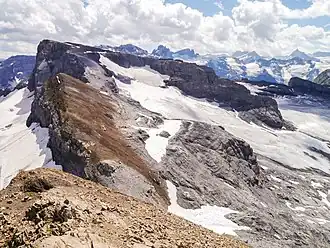 Der Wissigstock vom Engelberger Rotstock aus