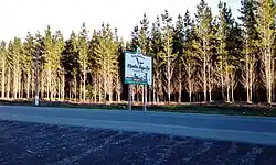 Stadteingang von Yumbel.