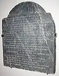 Epitaph des Theodorich (Theodor, Dietrich) Freidach (Freitag) aus [Nieder-]Sachsen (†&nbsp;1598)