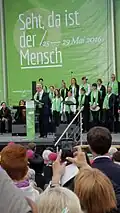 Eröffnung des Katholikentags in Leipzig durch den damaligen Bundespräsidenten Joachim Gauck