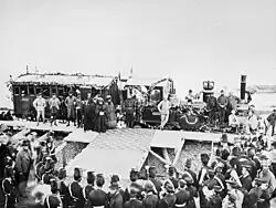 Eröffnungszeremonie im November 1870