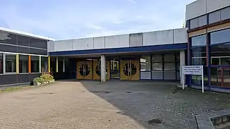 Erasmus-Widmann-Gymnasium im Schulzentrum West - Schwäbisch Hall (Haupteingang)