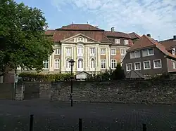 Münster, Erbdrostenhof, rückwärtige Ansicht
