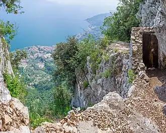 Panoramablick von der Klause über den See