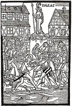 Bewaffnete Auseinandersetzung zwischen Studenten und Handwerkern, Erfurt 1506