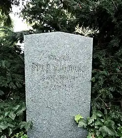 Ernst Eschmann (1886–1953) Schriftsteller. Grab, Friedhof Rehalp, Zürich