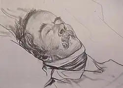 Ernst von Wildenbruch auf dem Totenbett