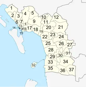 Kirchspiele der Kommune