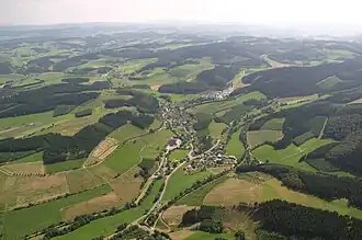 Blick in die Sauerländer Senken bei der Eslohe-Kückelheim.