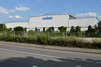 Halle M2, Westseite, 2012