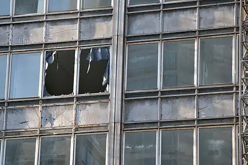 Alte Fassade am Haupthaus, September 2016