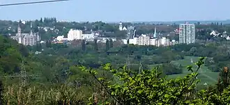 Steele, Ansicht von Süden