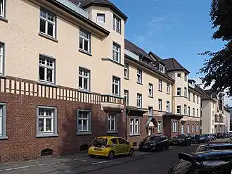 Fassade an der Kaupenstraße 2016