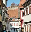 Blick zur Burg in der ehemaligen freien Reichsstadt Esslingen am Neckar
