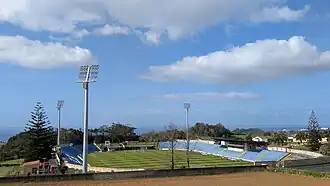 Das Estádio de São Miguel im April 2025