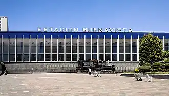 Die sanierte Südfassade mit der TCC-2 als Denkmal (2019)